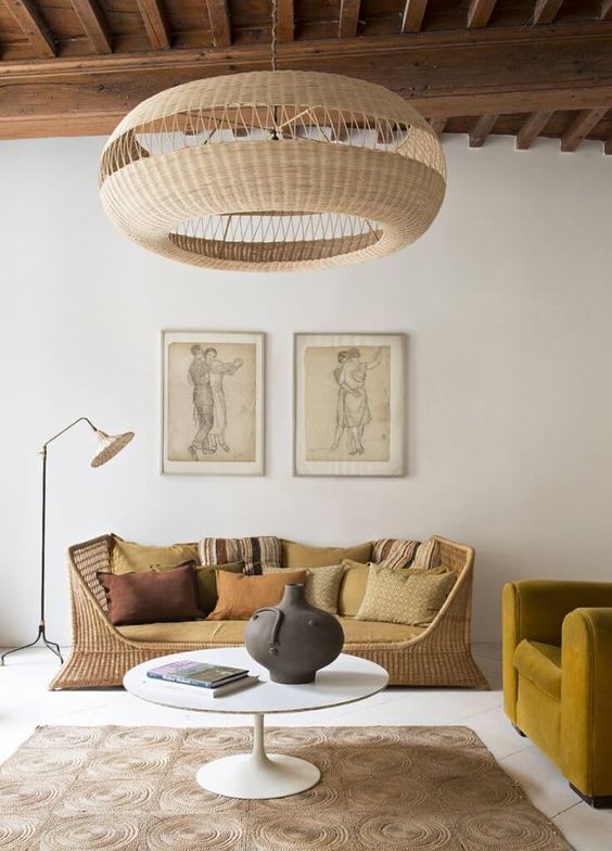 Open Closed - Rattan Lighting For Spring