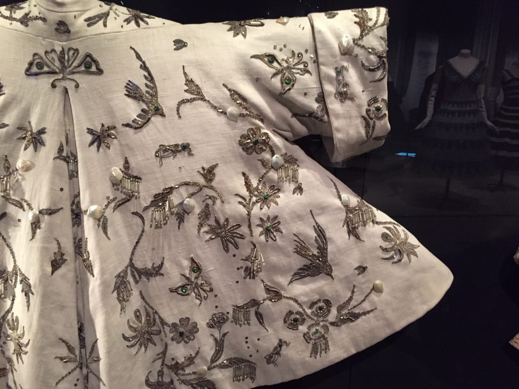 Back of Embroidered Cape - Christian Dior From Toronto to London