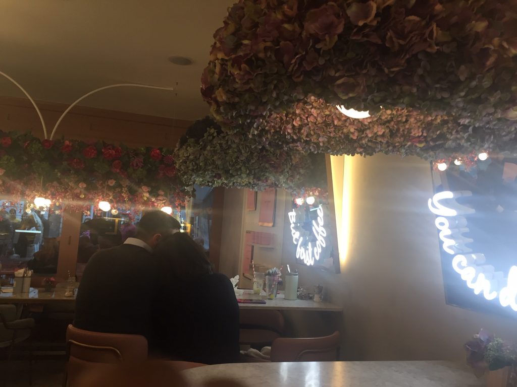 Flower Power at Elan Oxford Circus London - Interior Shot