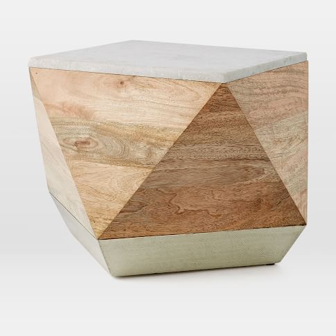 Roar + Rabbit layered drum side table