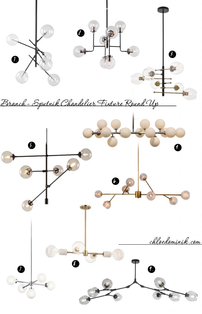 Branch Light Sputnik Fixture Round Up
