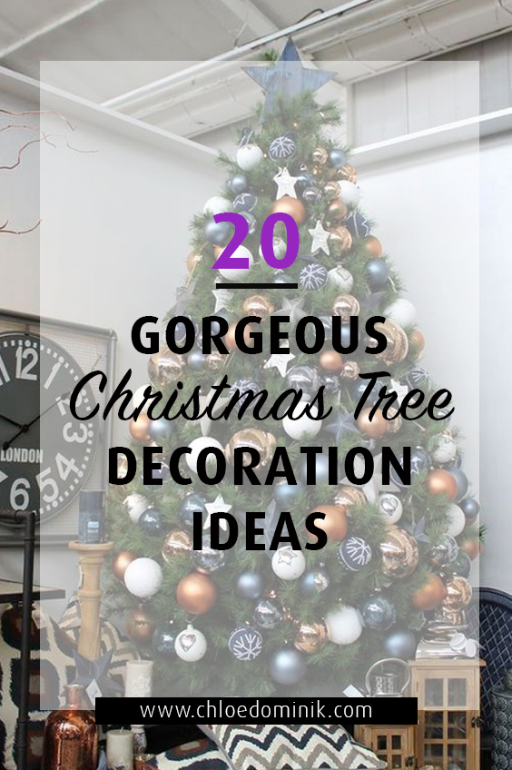 20 Gorgeous Christmas Tree Decoration Ideas