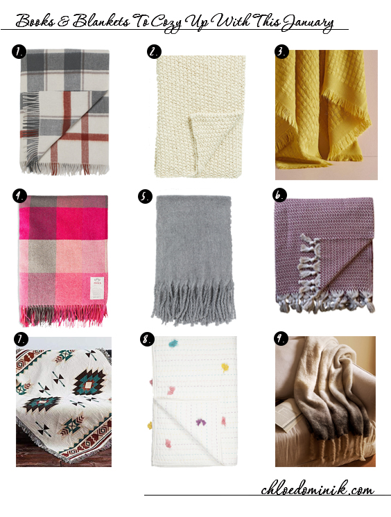 Books And Blankets To Cozy Up With This January - Blanket Throws