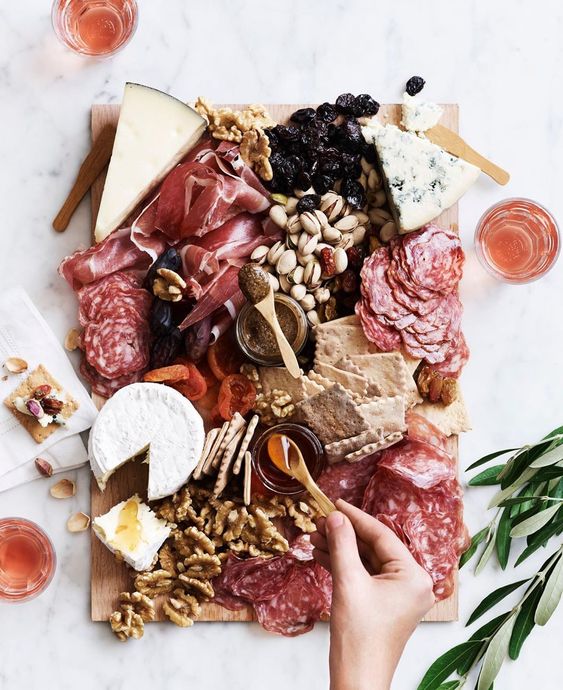 December Pinterest: Top 15 - Cheese and meat board feast